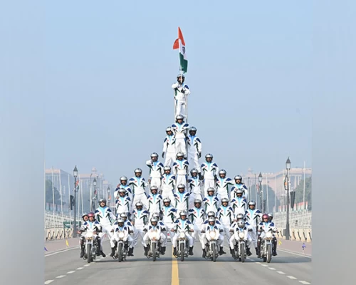 Indian Army's Daredevils set world record with tallest motorcycle pyramid